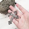 New Silver Color Sun And Moon Necklaces Chain Pair Of Celestial Best Friends Gift For Friend Long Necklaces Pendants Men Women