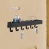 Key Holder Wall Mount Shelf Hat Rack Coat Hook Cloth Hanger for Bedroom Living Room