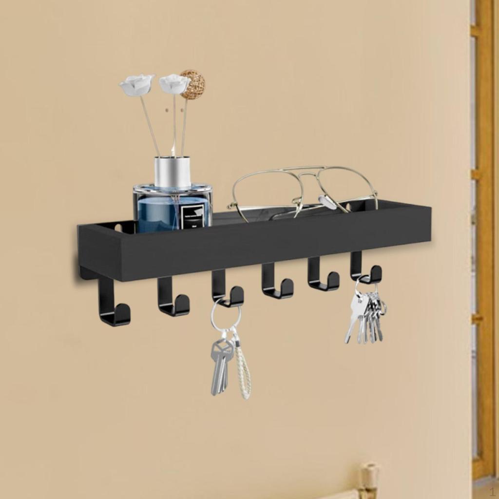 Настенная полка-ключница, вешалка для шляп, крючок для пальто, вешалка для одежды для спальни, гостиной