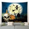 Halloween Pumpkin Head Print Tapestry Room Wall Decor Background Home Decor Nordic Living Room Bedroom Tapestry