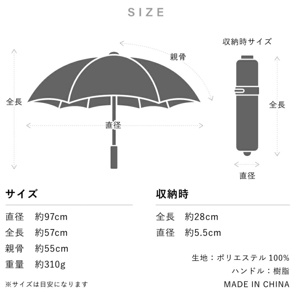 Waterfront Folding Umbrella Rain Umbrella LESS IS MORE Quick Shut Automatic Black 55cm Automatic Easy To Fold Shape Memory Unisex Open/Close
