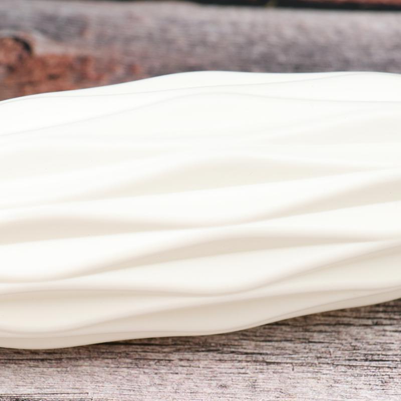 Украшение вазы для цветов Домашняя пластиковая ваза Белая имитация керамического цветочного горшка