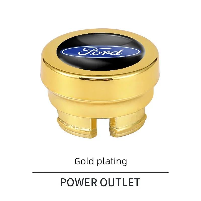 Car Sticker 2026 Ford New 2025 Hot Car Cigarette Lighter Cover Dust Cover Accessories For Ford S MAX Ranger Focus Fiesta Mondeo