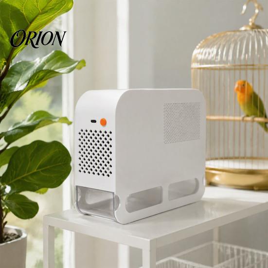 Automatic Grain Shell Separator Electric Birdseed Separator, Bird Feed Blowing Machine, Waste Collector Millet Husk Remover for Parrots Cockatiels