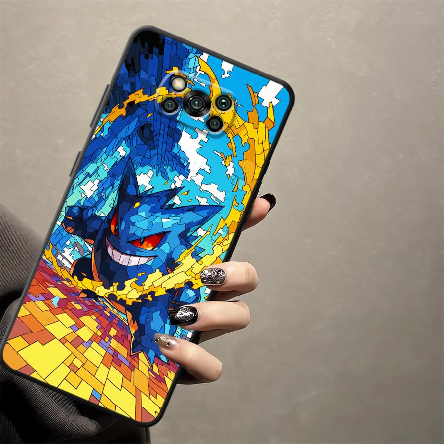 Чехол для телефона Funda для Xiaomi Poco F8 X3 X4 X5 X7 Pro F1 M3 M4 M7 Pro C75 F3 C71 C50 M5 C61 Милый Пикачу Покемон