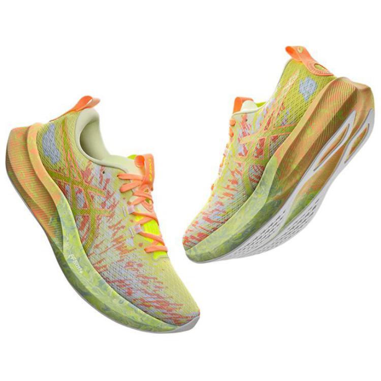 Asics Мужские кроссовки Noosa Tri 16 Cool Matcha Marbled Green Safety-Yellow 1011B872-750