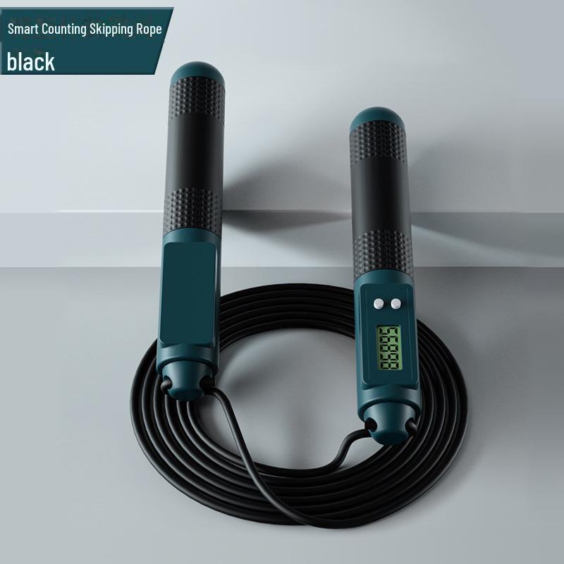 Умная беспроводная скакалка для фитнеса в помещении — для взрослых и студентов, двойное использование, с большим мячом