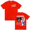 Rapper Anuel AA Real Hasta La Muerte Tour T Shirt Men Women Fashion Hip Hop Pop Music Summer Shirts Casual Short Sleeve Tshirt