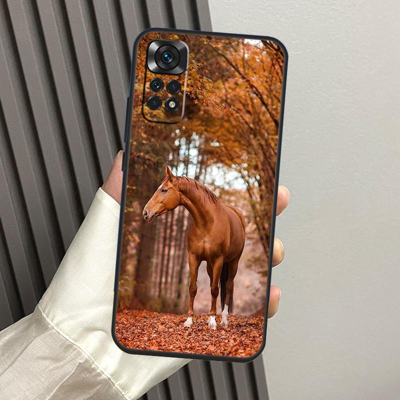 Чехол Животное Скакун Лошадь Для Xiaomi Redmi Note 10 Pro Note 11 8 9 12 Pro 11S 10S 8T Redmi 10C 12C 9C 9T