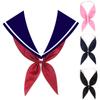 New Vintage Sailor Suit School Costume Uniform JK Bow Tie Satin Cravat Ribbon Tie Neck Ties