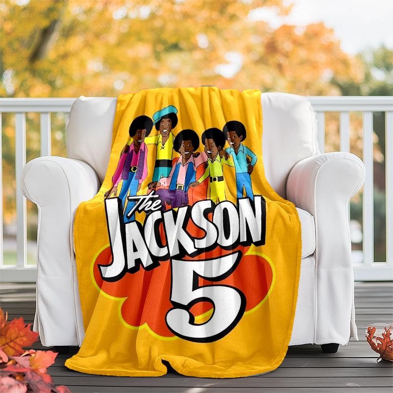 The Jackson printed throw blanket—soft,warm;versatile blanket for all seasons—perfect as &air-conditioning throw,nap blanket