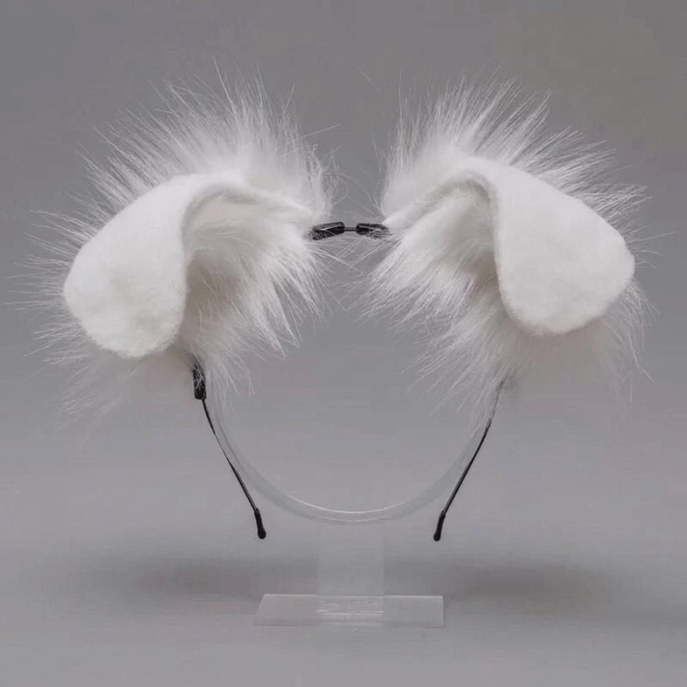 Furry Gothic Headband Animal Lolita Ears Headwear Practical Cosplay Headband  Children