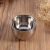 Durable Men's Stainless Steel Hairdressing Shaving Cream Soap Mug Bowl Cup Tool