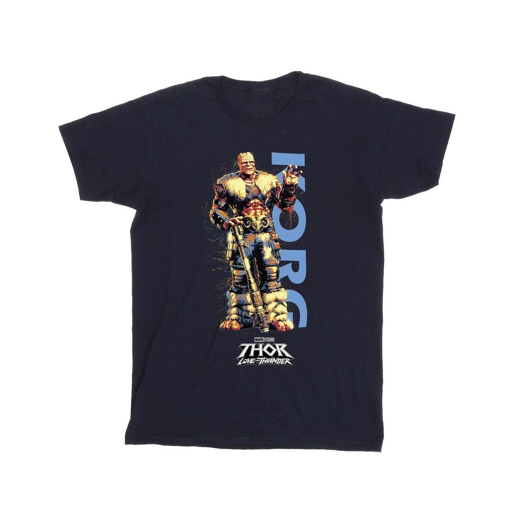 Marvel Mens Thor Love And Thunder Korg Wave T-Shirt