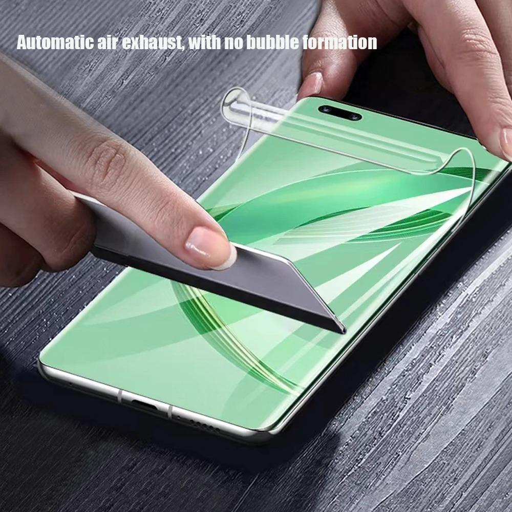 2 шт. HD гидрогелевая пленка для iPhone Samsung Huawei Honor Xiaomi Redmi OPPO Realme Vivo OnePlus Защитная пленка для экрана телефона мягкое полное покрытие