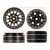 12-Spoke Wheels Brass Beadlock Rims Deadbolt- RC Crawler RC Car Upgrade Parts for 1/18 TRX4M 1/24 SCX24 Beadlock Wheel