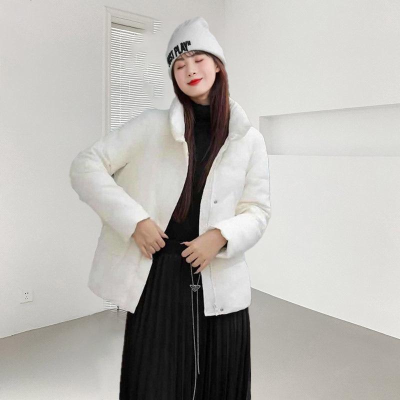 Пуховик женский высокого класса женские короткие модели 2024 новая зимняя женская одежда воротник-стойка теплый утиный пух женский