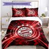 Bayern Munich Pattern Printed 3PCS Bedding Set Soft Skin-Friendly Washable Duvet Cover & Pillowcases Set All Season Bedroom