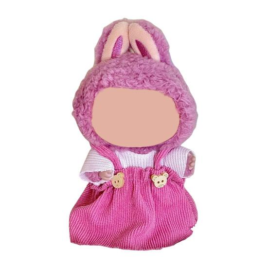 Doll Clothes Set for 17cm Labu-bu Luxury Chic Style Outfit Unique Doll Clothing Set Fashionable Doll Accessories for Collectors