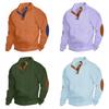 Outdoor Mens Long Sleeve Stand Collar Sweater With Embroidery For Casual Spring Wear