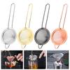 Cocktail Strainer Quick Filtration Reusable Not Easily Deformed Long Handle Design Stainless Steel Cone-Shaped