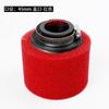 Black and Red Foam Air Filter 35mm 38mm 42mm 45mm 48mm Sponge Cleaner Moped Scooter Dirt Pit Bike Motorcycle