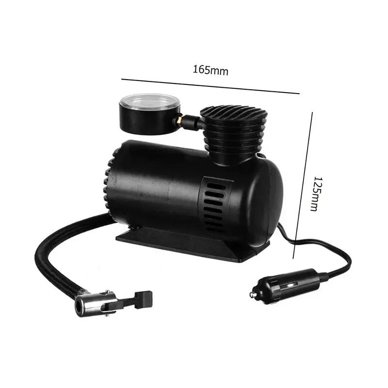 Car inflation pump 300PSI air compressor 12V micro electric inflation pump locomotive tire inflator 220W car maintenance tool