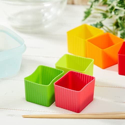 Ippinsha Silicone Cups, Set of 6, Microwave and Dishwasher Safe, Sugar Land, 34752-6