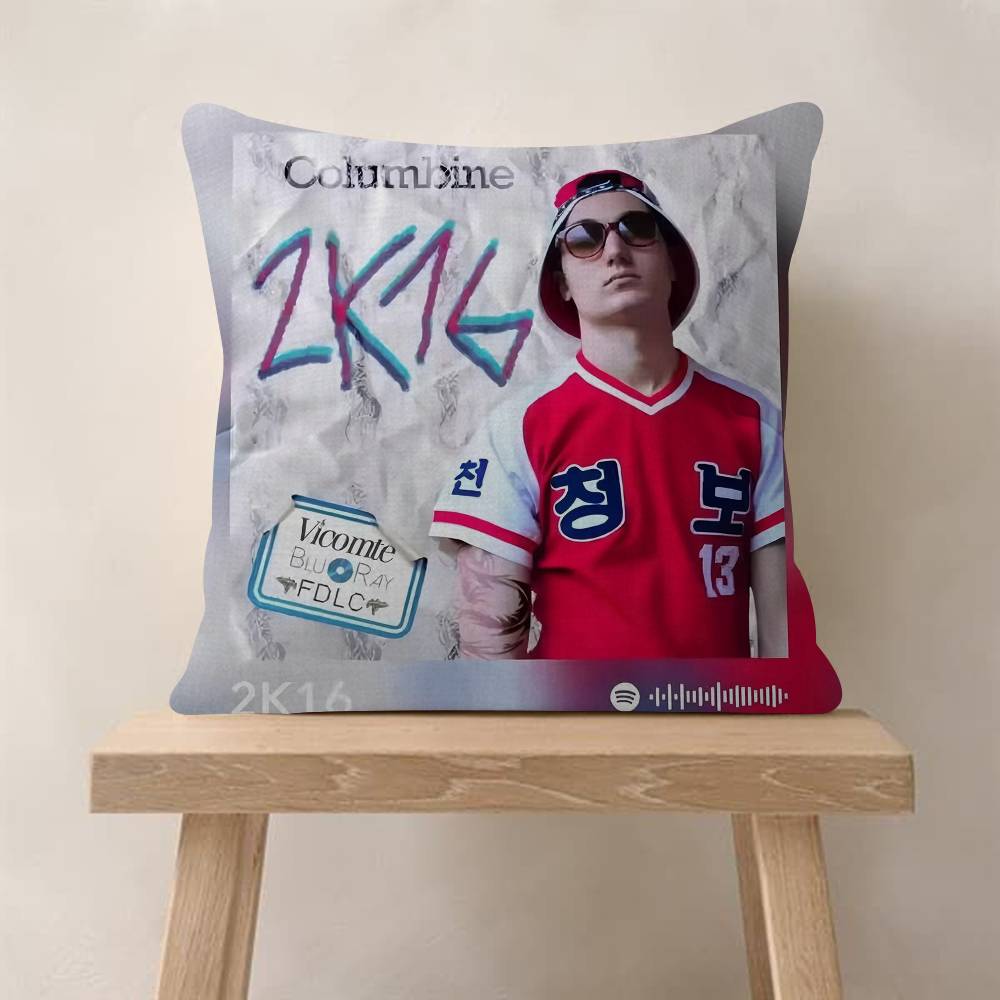 French Rap Pop Music Album Cushion Cover Decorative Pillow Sofa Home Decor Case Pillow Cases