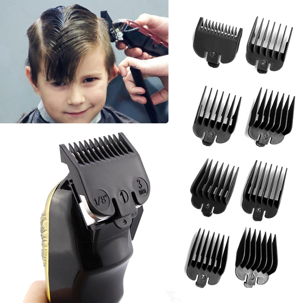 8 шт./комплект, 3 мм-25 мм, универсальная стрижка, зажим для стрижки волос, ограничительная расческа-триммер