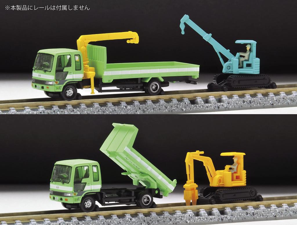 Tomytec The Truck Collection Track and Road Maintenance Vehicle Set C Diorama Supplies 319924
