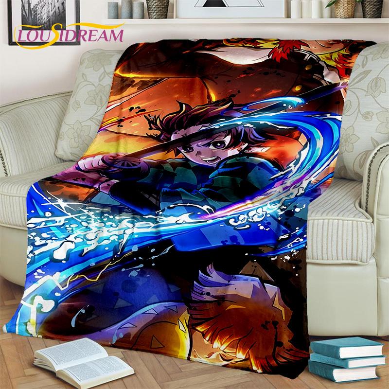 Kamado Nezuko Demon S-Slayer Japan Anime Blanket, мягкое детское одеяло для дома, спальни, кровати, дивана, пикника, путешествия, офиса, подарка