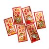 6 Pieces Chinese Lunar Year Red Envelopes Pockets Snake Hong Bao Gifts Spring Festival