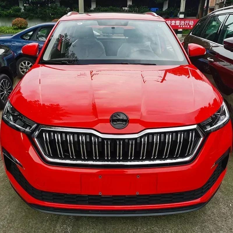 Car Sticker 2025 New ABS Car Front Hood Badge Emblem Sticker for SKODA Octavia Superb Rapid Spaceback Rapid Kodiaq Karoq Kamiq A