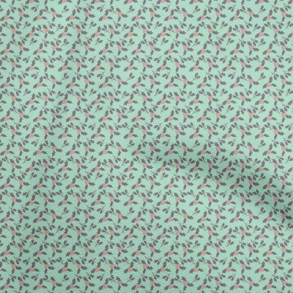 oneOone Cotton Flex Light Blue Fabric Christmas Diy Clothing Quilting Fabric Print Fabric By Yard 40 Inch
