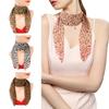 Women Scarf Leopard Print Thin Chiffon Scarf Lightweight Breathable Korean Style Scarf Travel Accessory