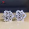 Fashion Luxury Flower Earrings Women Inlaid Crystal Zircon For Party Stylish Accessories Daily Wear Jewelry Newly