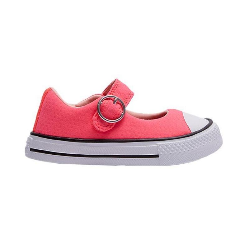 Converse Кеды Chuck Taylor All Star для малышей, низкие, для ходьбы, розово-белые 764261C