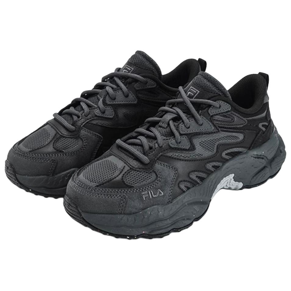 Fila Fern Удобные Мягкие Прочные Низкие Кроссовки Папа Женские Черные F52W531198FDB