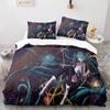 Beautiful Girl In the Future Bedding Set Single Twin Full Queen King Size Bed Set Aldult Kid Bedroom Duvetcover Set 3D Anime 012