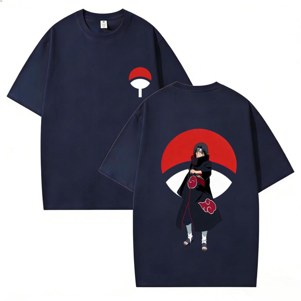 Cartoon Anime Naruto Printed Top 2026 Summer New T-Shirt Unisex Anime Naruto Sports Cotton T-Shirt