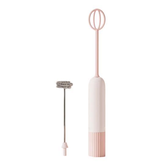 Ручной электрический венчик с двойными головками для взбивания, выпечки, вспенивания кофе, молочной пены, перемешивания, кухонный миксер из пищевого материала