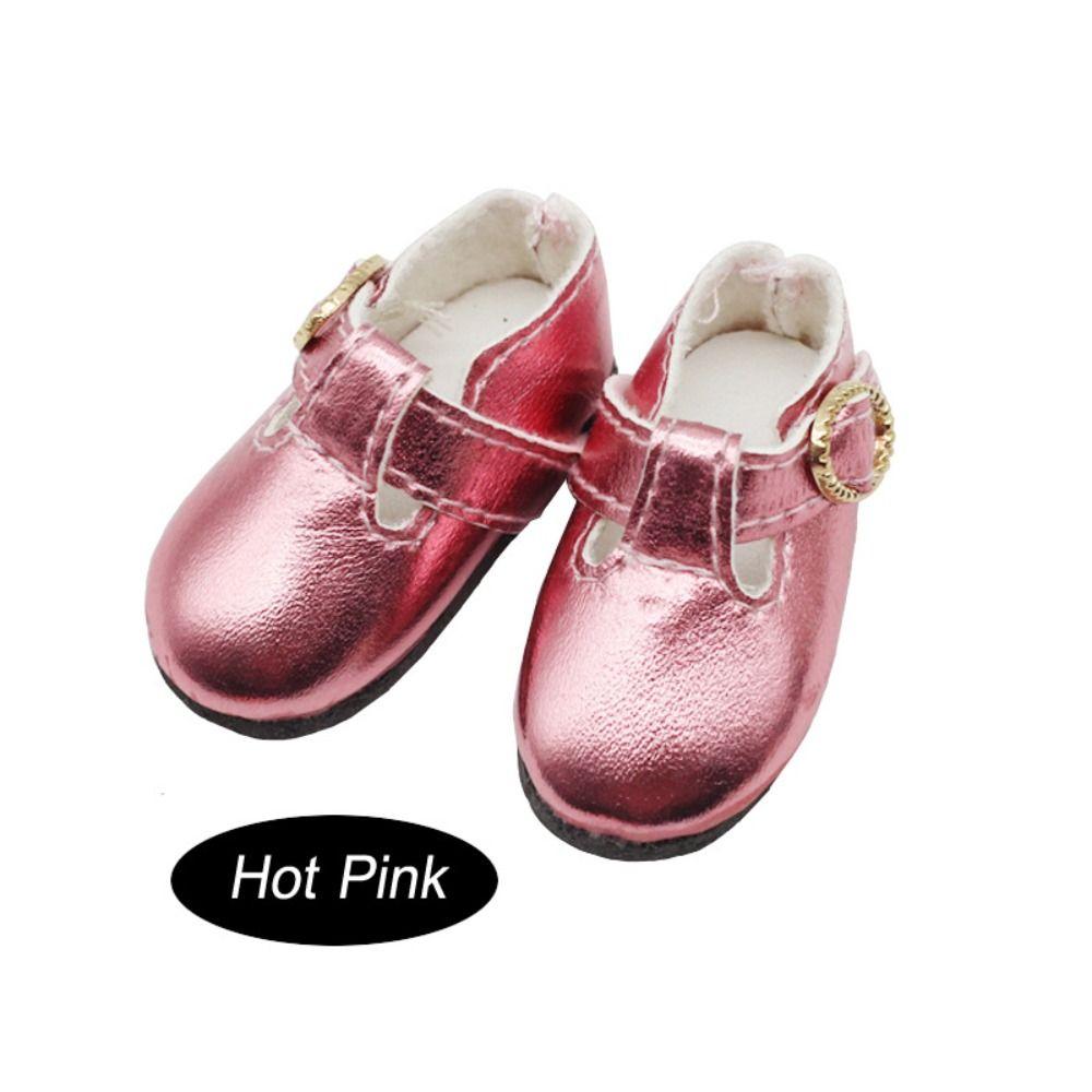 Lightweight Doll PU Leather Shoes Shoes Doll Leather Boots  Children Toys