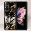 Zfold4 Красочный мраморный чехол для Samsung Galaxy Z Fold3 5G Жесткий пластиковый тонкий чехол Ультратонкий чехол для телефона Galaxy Z Fold 3