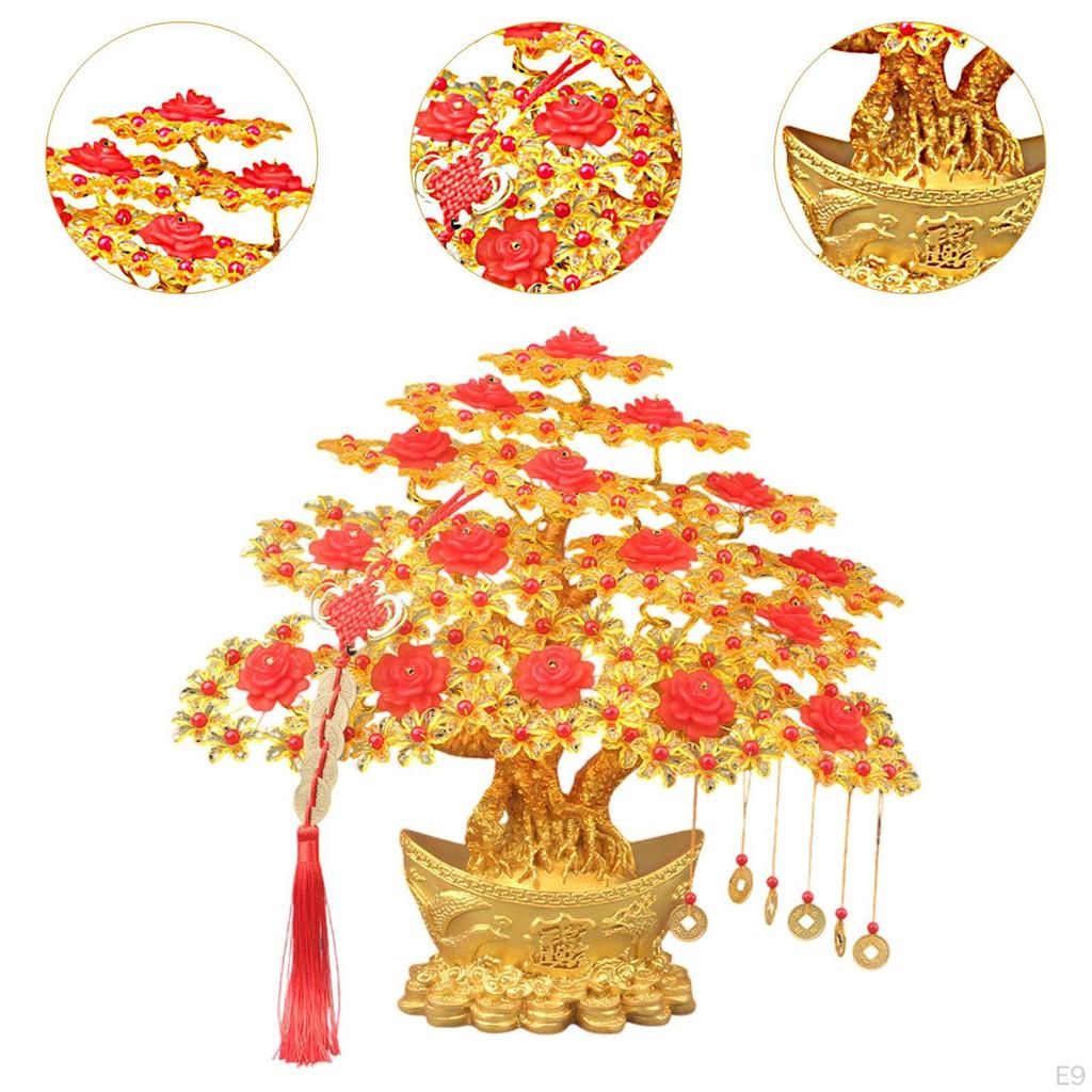 Денежное дерево по фен-шуй, набор для самостоятельной работы, искусственное украшение, подарок на день рождения, декоративная столешница