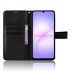 For Samsung Galaxy A07 4G Leather Wallet Case with Strap Diamond Texture Phone Cover