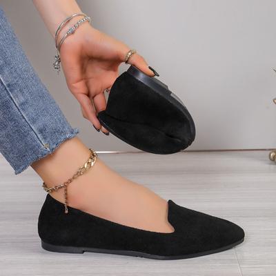 Женские балетки на плоской подошве. Удобные мягкие туфли без шнуровки на плоской подошве с острым носком. Женские повседневные элегантные кроссовки на низком каблуке босиком, размеры 36–43.