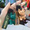 Exquisite Cute French Bulldog Puppy Keychain - Unisex Accessory for Bags