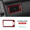 For Mercedes Benz SLK R170 1996 1997 1998 1999 2000 2001 2002 2003 Real Soft Carbon Fiber Passenger Air Vent Frame Trim Sticker