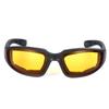 Black Shades Yellow Lenses Sunglasses UV Protective Outdoor Sunglasses Travel Eyewear